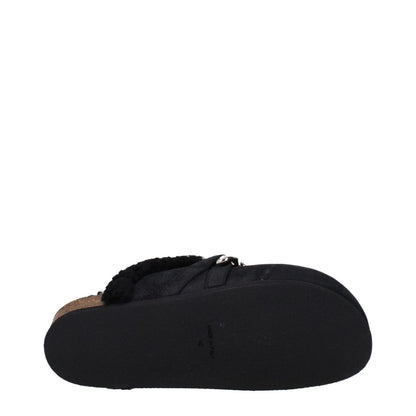 Jw Anderson Black Leather Slippers