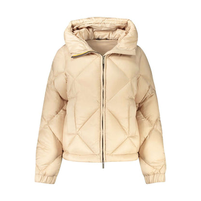 K-WAY Beige Polyester Jackets & Coat
