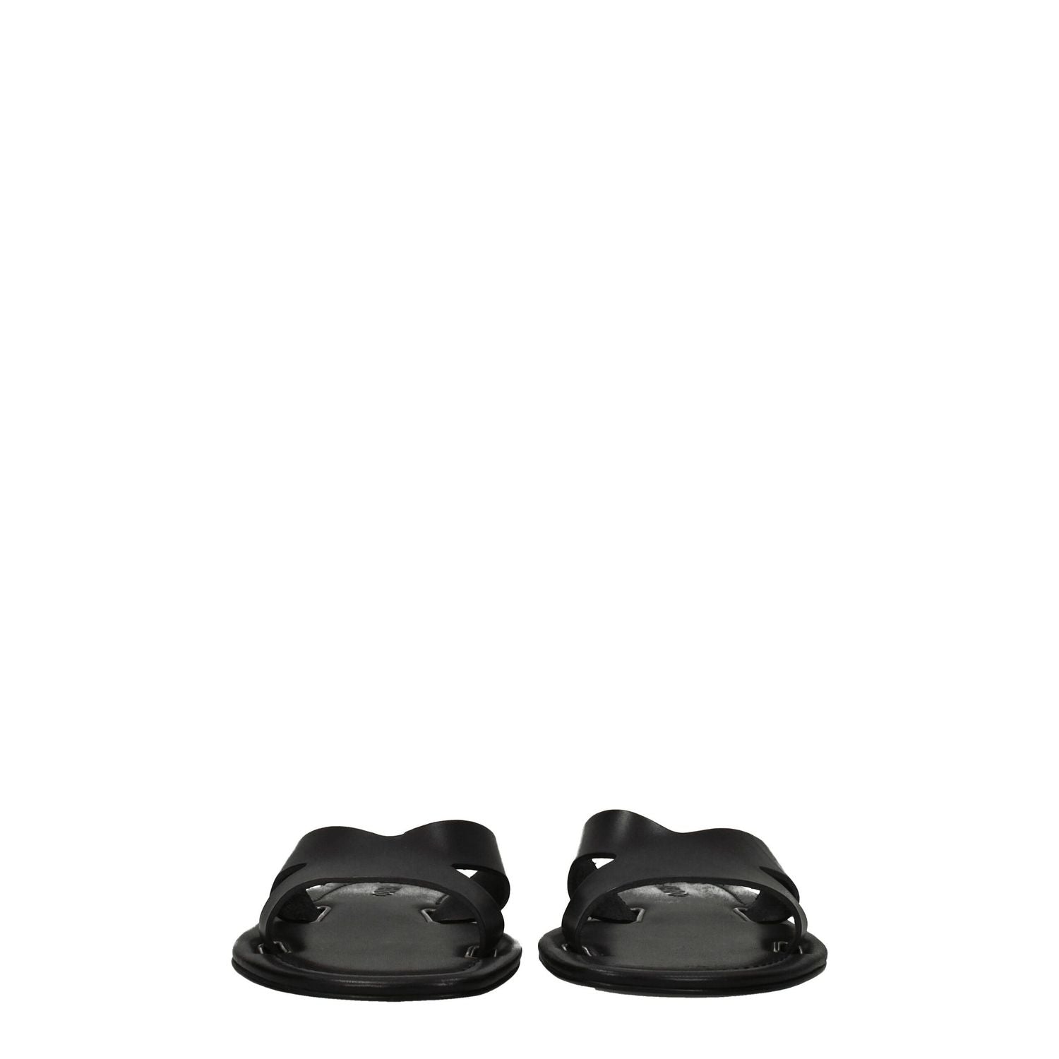 Kenzo Black Leather Slippers