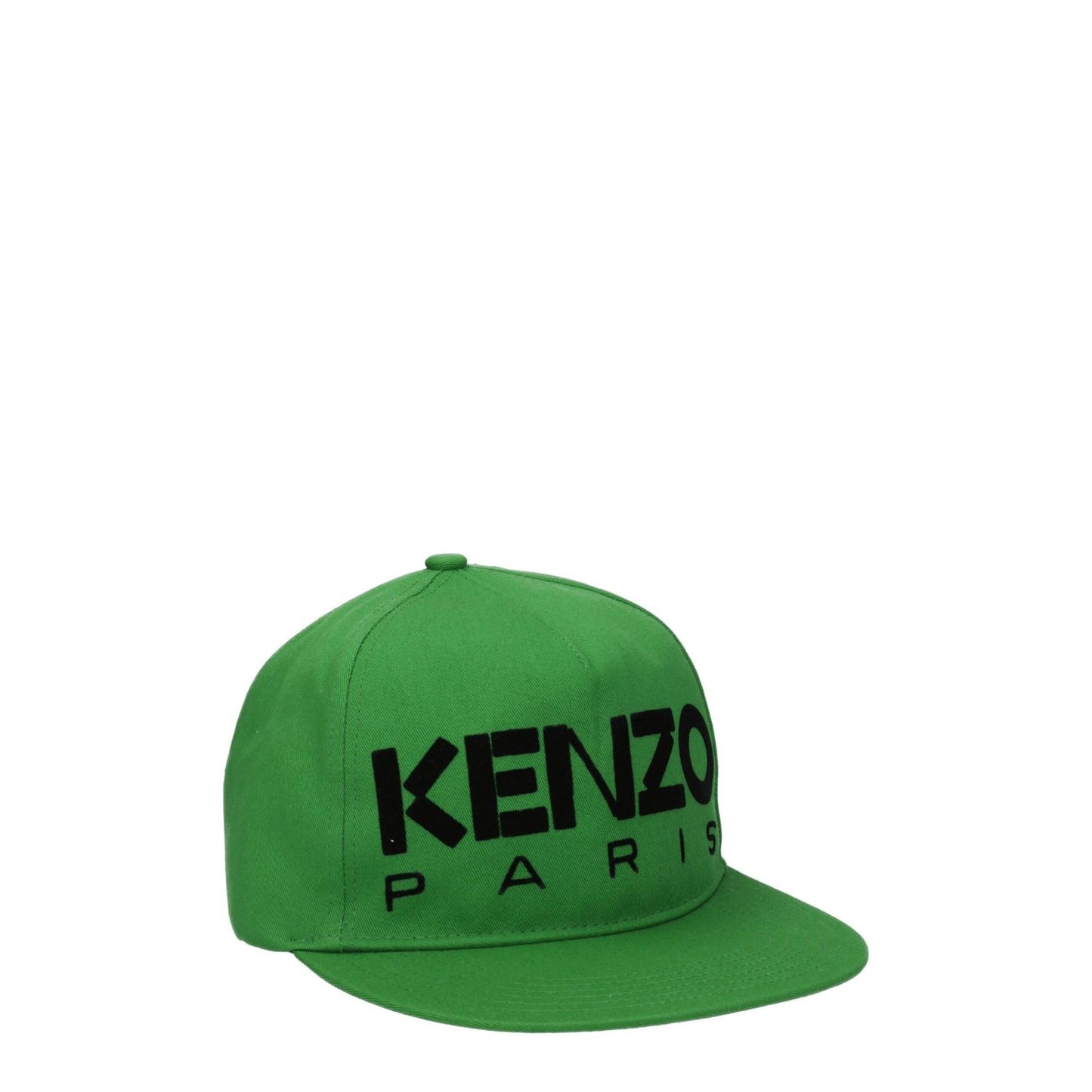 Kenzo Green Cotton Cap (Baseball Hat) with front logo and adjustable strap
