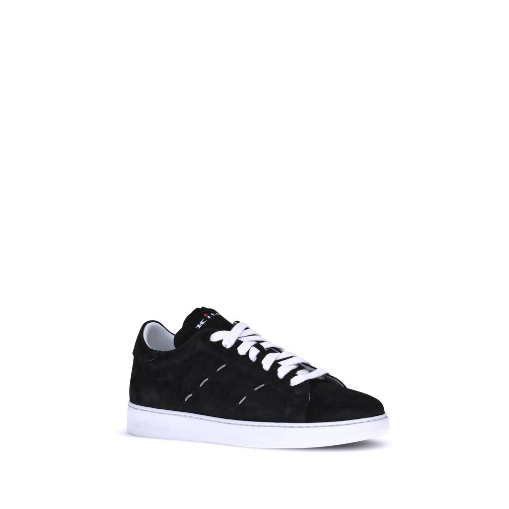 Kiton Black Rubber Low Top Sneakers Kiton