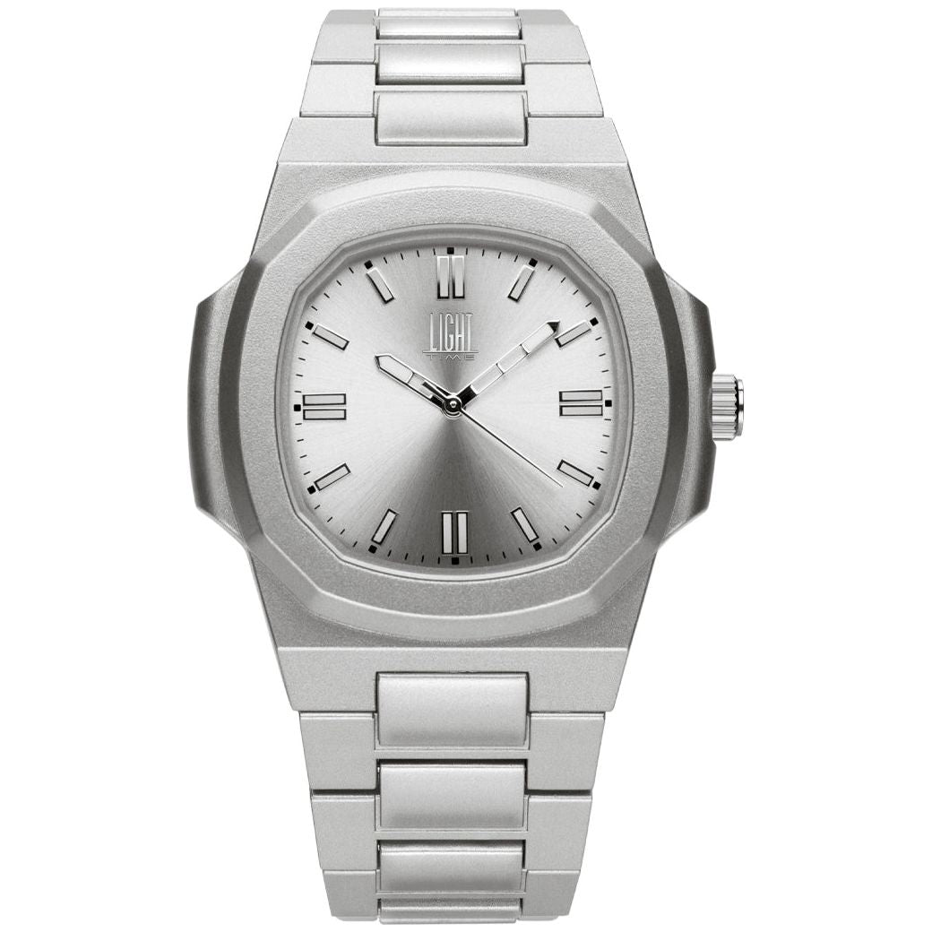 ساعة LIGHT TIME Mod. VELVET NAUTILUS - فضية