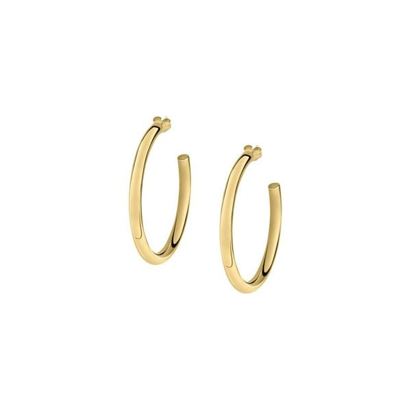 Gold hoop earrings from LA PETITE STORY JEWELRY Mod. LPS01AQB13