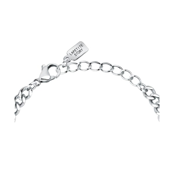 LA PETITE STORY JEWELRY Mod. LPS05ASD38 silver chain bracelet with clasp
