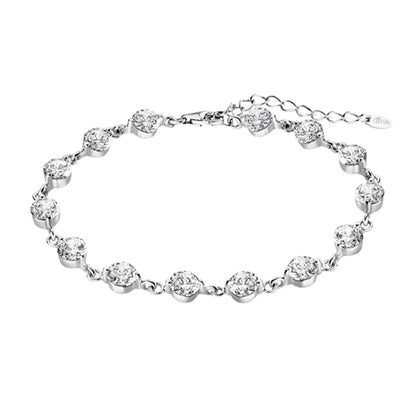 LOTUS JEWELS JEWELRY Mod. LP1788-2/1 silver bracelet with sparkling crystals