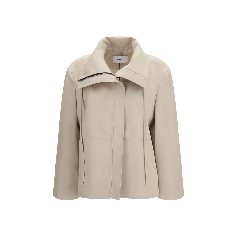 Lardini Beige Polyester Full-Length Jacket