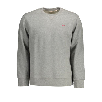 Levi's Gray Cotton Mens Sweater