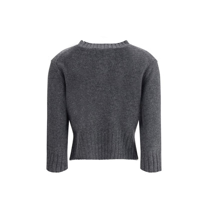 Loulou De Saison Gray Cashmere Sweatshirt