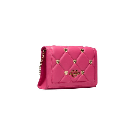 Love Moschino Love Moschino Crossbody Bags JC4222PP0HLZ_604FUCSIA:644999 Bags,Category-Bags,china,Crossbody Bags,Fashion,JC4222PP0HLZ_604FUCSIA,Love Moschino,Pink,Women