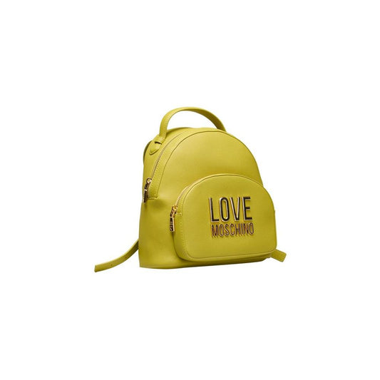 Love Moschino Love Moschino Yellow Polyethylene Women Backpack LO-24721 1728,67345744032,Backpacks - Women - Bags,Love Moschino,New with tags,Women,Yellow
