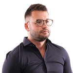 Lozza Brown Unisex Glasses Frame