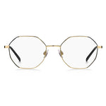 M Missoni Black Metal Frames with polygonal lenses, size 51/17/140 mm, featuring stylish design for women.