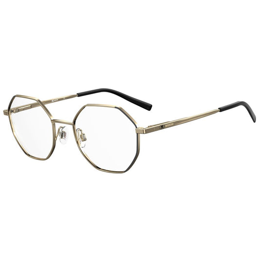 M Missoni Black Metal Frames with geometric design, metal material, and measurement 51/17/140mm.