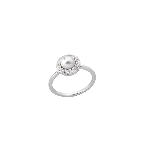 MAJORICA JEWELRY Mod. 15256.01.2.913.010.1 elegant pearl ring with delicate design