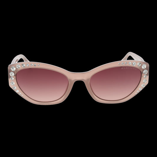 MARCIANO BY GUESS MOD. GM00001 5559T lady sunglasses with embellished frame, pink gradient lenses.
