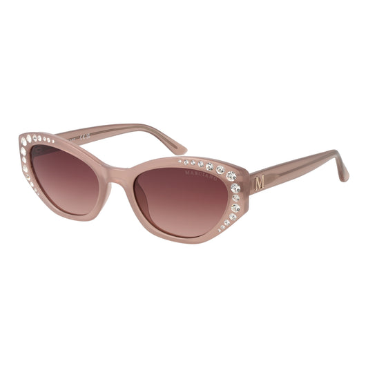 Alt Tag: MARCIANO BY GUESS MOD. GM00001 5559T lady sunglasses with embellished rims