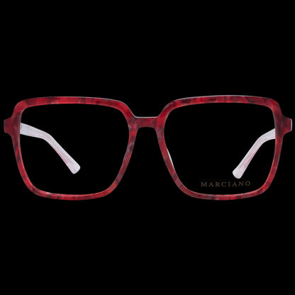 Stylish "MARCIANO BY GUESS MOD. GM0394 54071" ladies eyewear with a vibrant red frame, ideal for fashion-forward individuals.