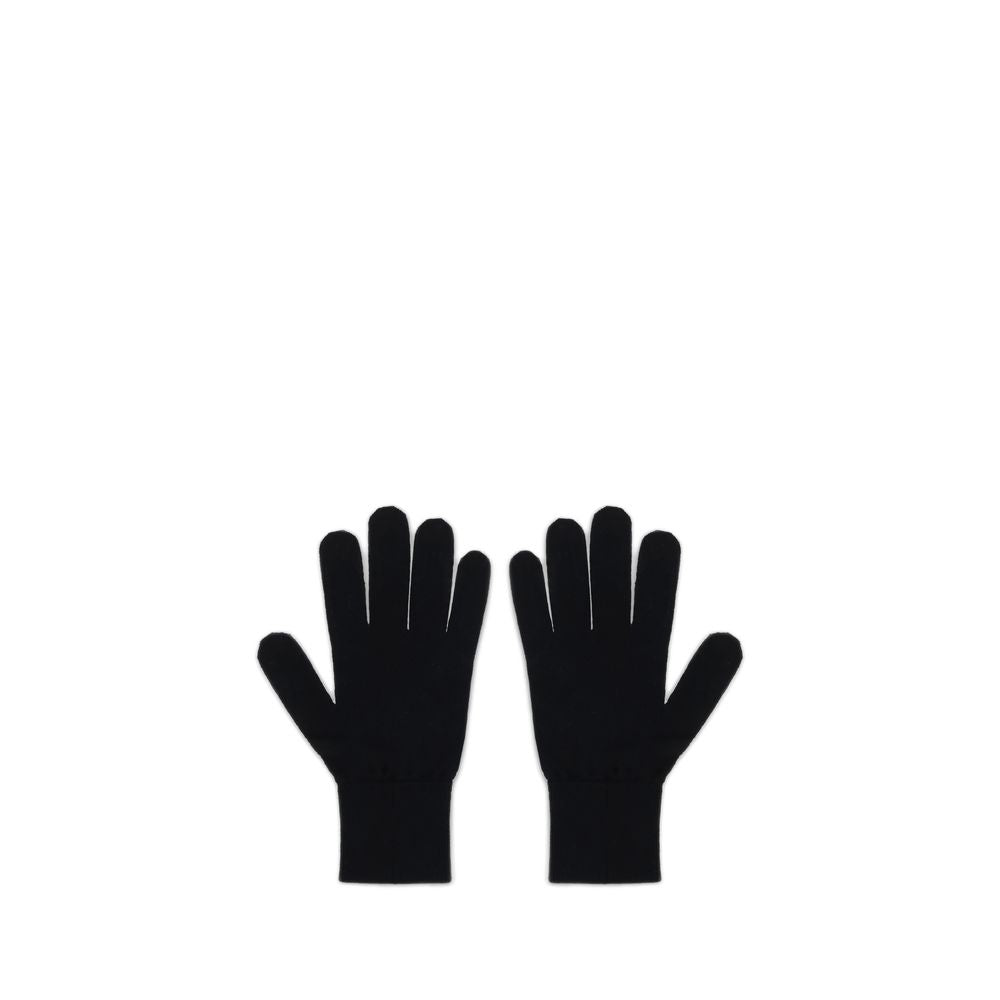 MM6 Black Wool Gloves