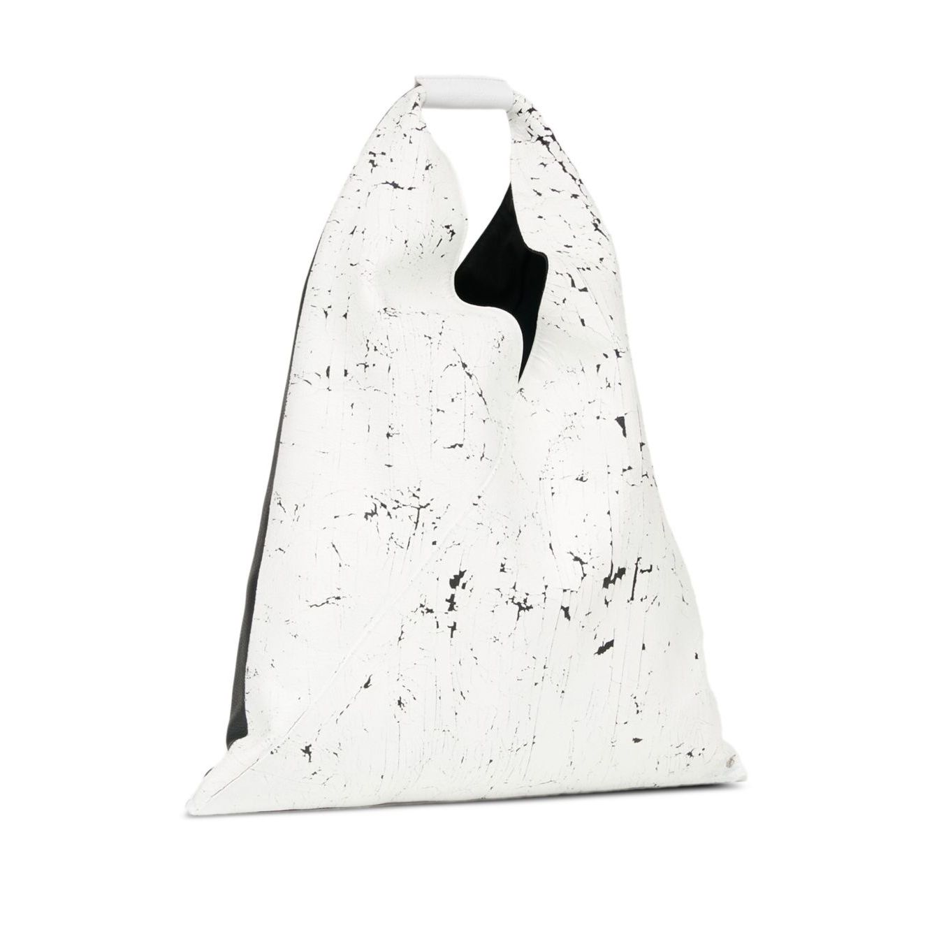 Front view with bag zipped and handles upright.