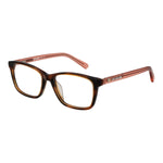 MOSCHINO LOVE MOD. MOL566_TN 4905L16 stylish eyeglasses with brown frame and pink arms