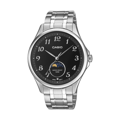 CASIO COLLECTION Mod. MOONPHASES - SILVER-0