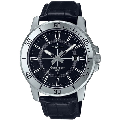 CASIO SPORT COLLECTION Mod. DIVER 50M LEATHER - BLACK