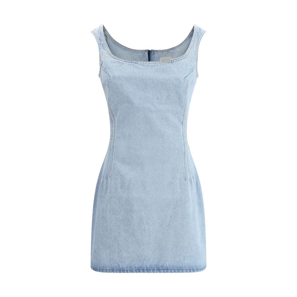 Magda Butrym Light Blue Cotton Casual Dress