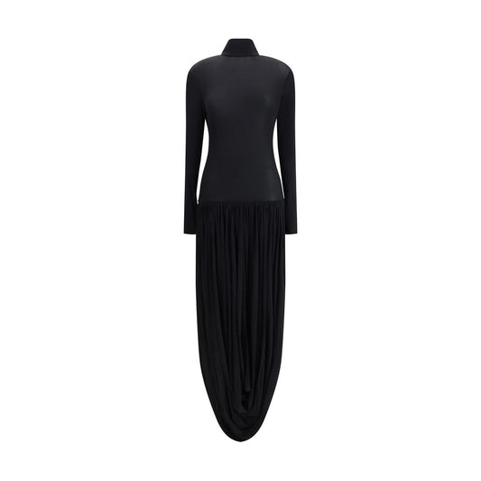 Magda Butrym Long turtleneck Dress MA-285925BLACK-IT36 | XS