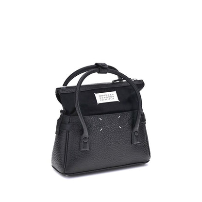 Margiela Black Calf Leather Bos Taurus Handbag
