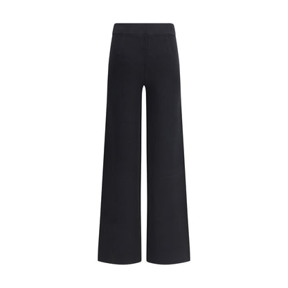 Max Mara Black Viscose Casual Pants