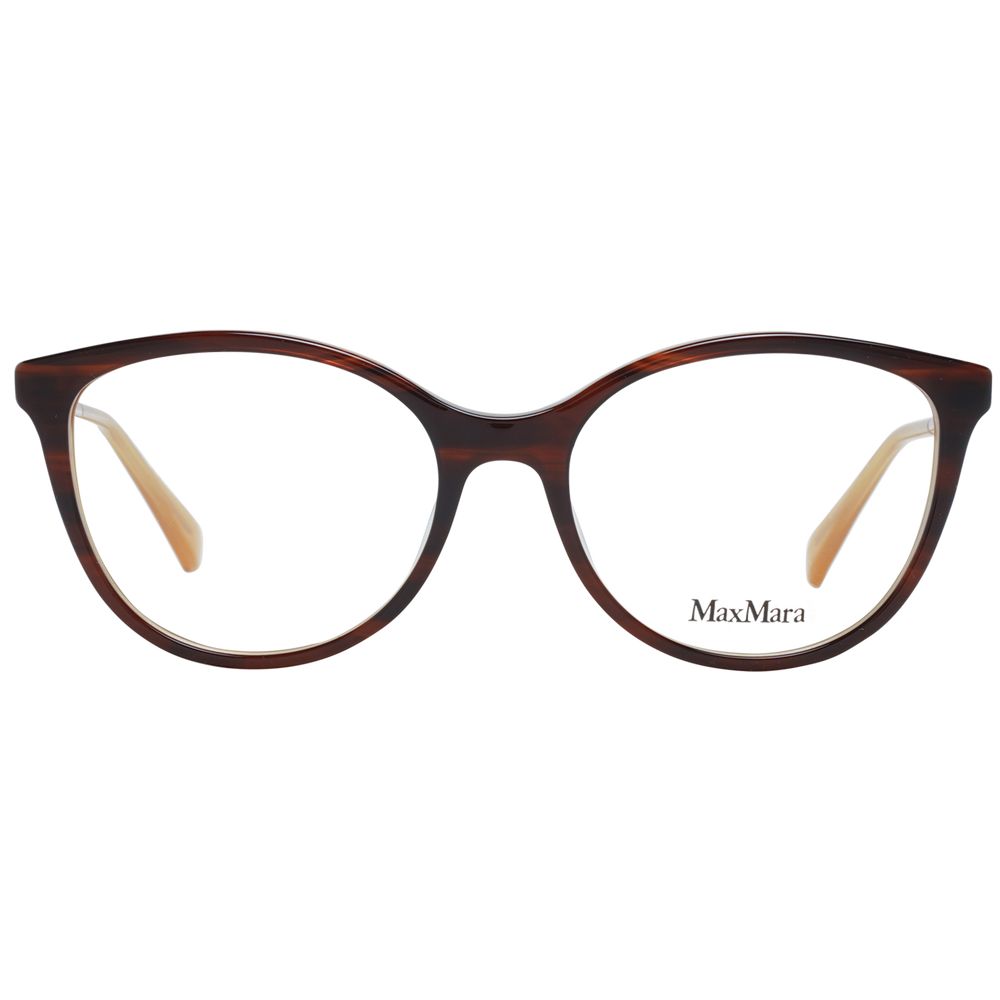 Max Mara Brown Metal & Plastic Glasses (Frames)