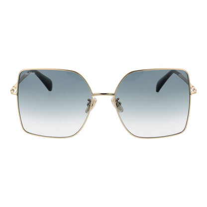 Max Mara Gold Metal Sunglasses