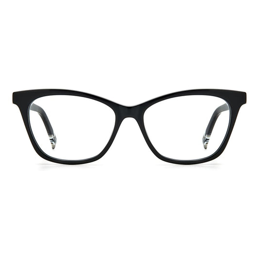 Missoni Black Acetate Frames for women, model MIS-0101-807, featuring a classic design and durable acetate material.