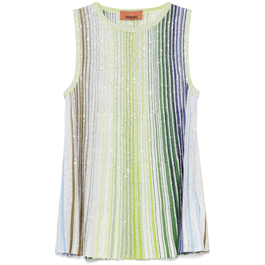 Missoni Missoni Top Green DS25SK0UBK042DSM9N9-P25 LDin,Spring - Summer 2025,Trending,Women,Women > Clothing,Women > Clothing > Topwear,Yes Eu