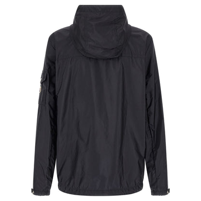 Moncler Blue Polyamide Shell Jacket