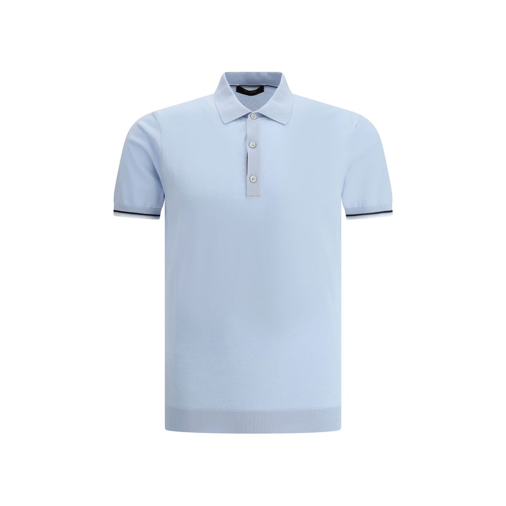 MooRER Light Blue Cotton Shirt