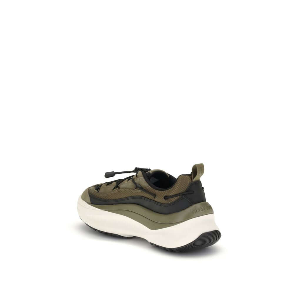 Moon Boot Bicolor Polyester Athletic Sneakers with crisscrossing laces and thick EVA sole in urban style.