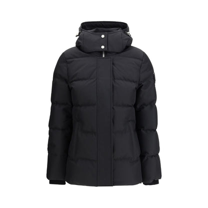 Moose Knuckles Black Recycled Polyester Coat