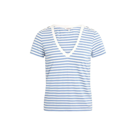 Morgan De Toi White Viscose T-Shirt