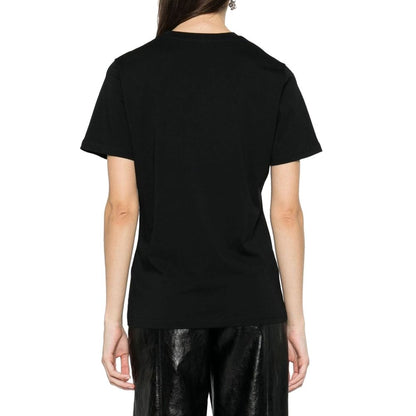 Moschino Couture Black Cotton T-Shirt