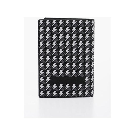 Neil Barrett Neil Barrett All Over Logo Leather Wallet NEP589453GD 1728,74866327712,Bags,Black and White,Men,Men - Bags,Neil Barrett,New with tags,Wallets - Men - Bags