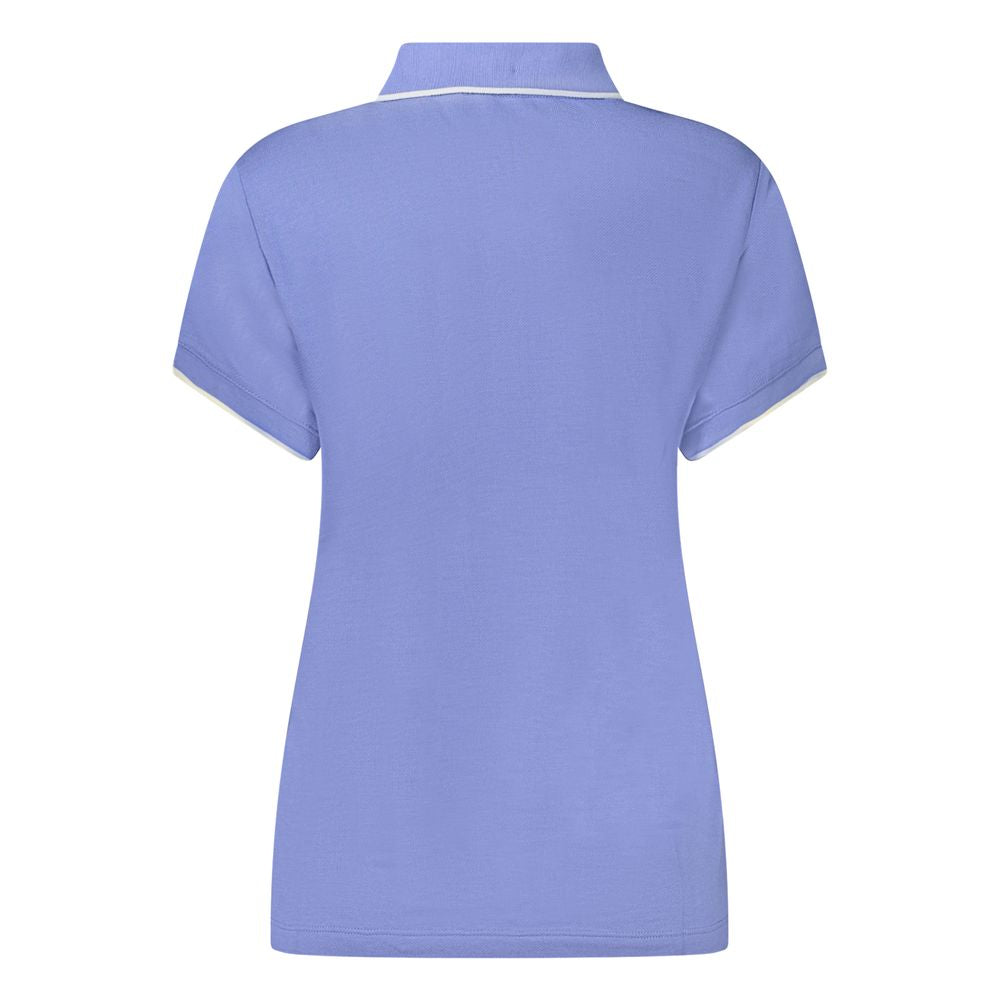 North Sails Blue Cotton Women Polo Shirt