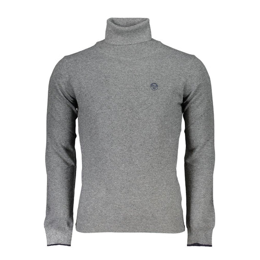 North Sails Gray Fabric Sweater NO-23344-XL
