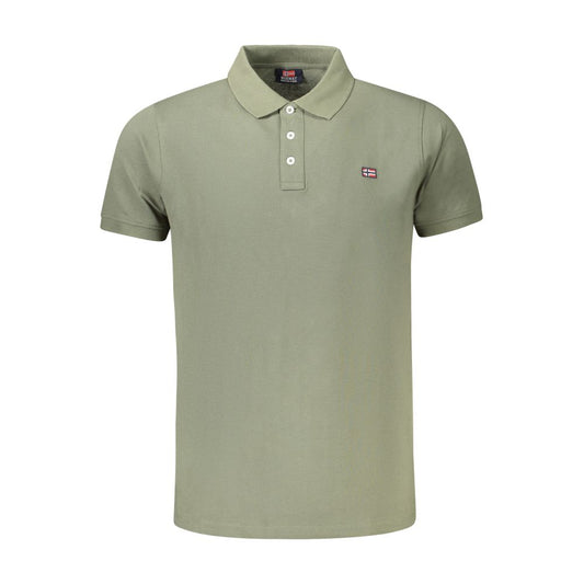 Norway 1963 Green Cotton Polo Shirt NO-35492-M