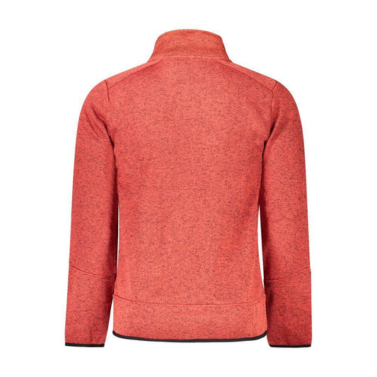 Norway 1963 Red Polyester Men Sweater NO-39688-S