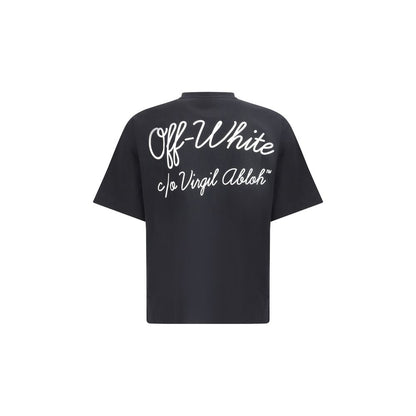 Off-White Black Cotton T-Shirt