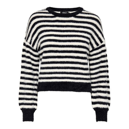 Only Black And White Marabou Sportswear