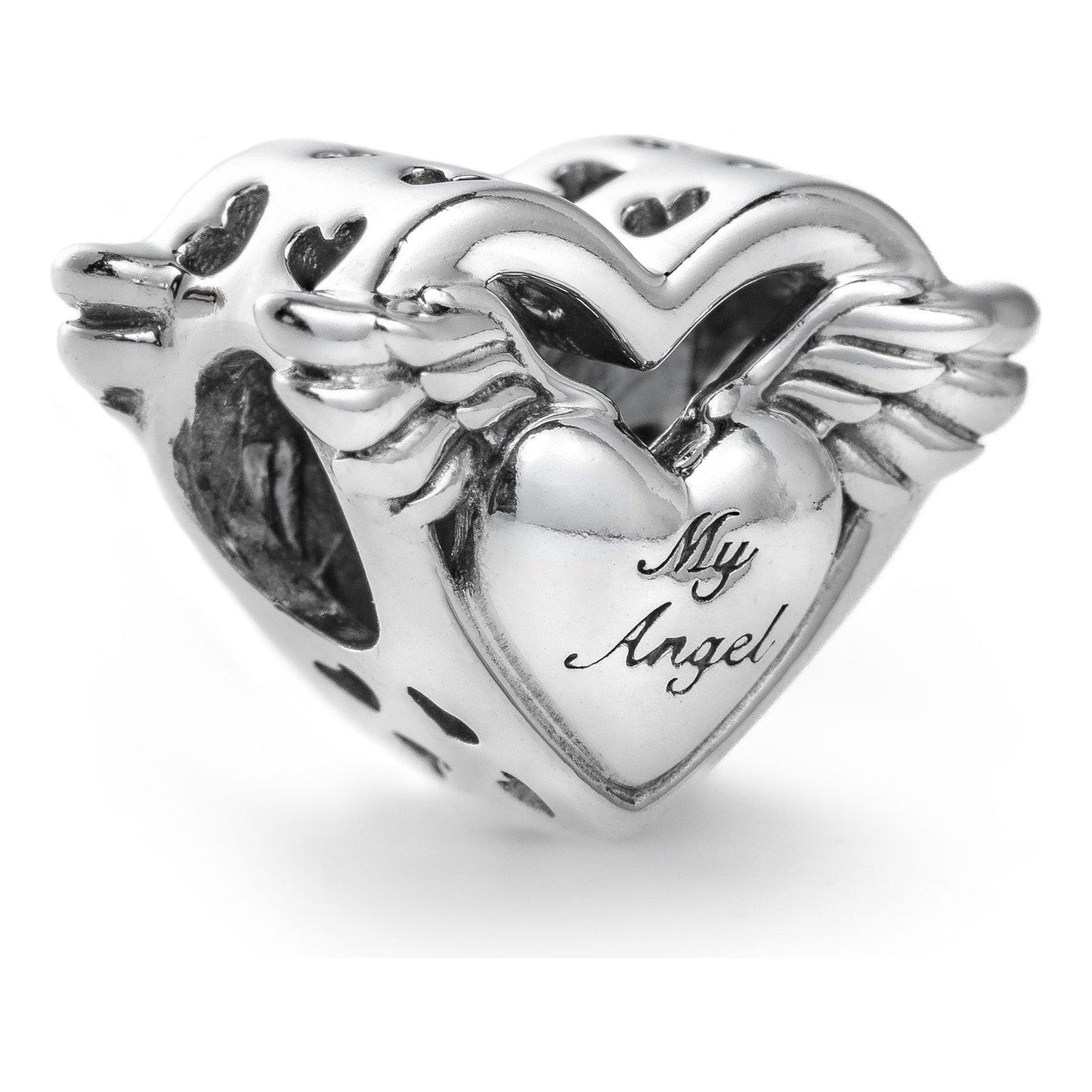 PANDORA CHARMS Mod. ANGEL WINGS & MUM DESIGNER FASHION JEWELLERY