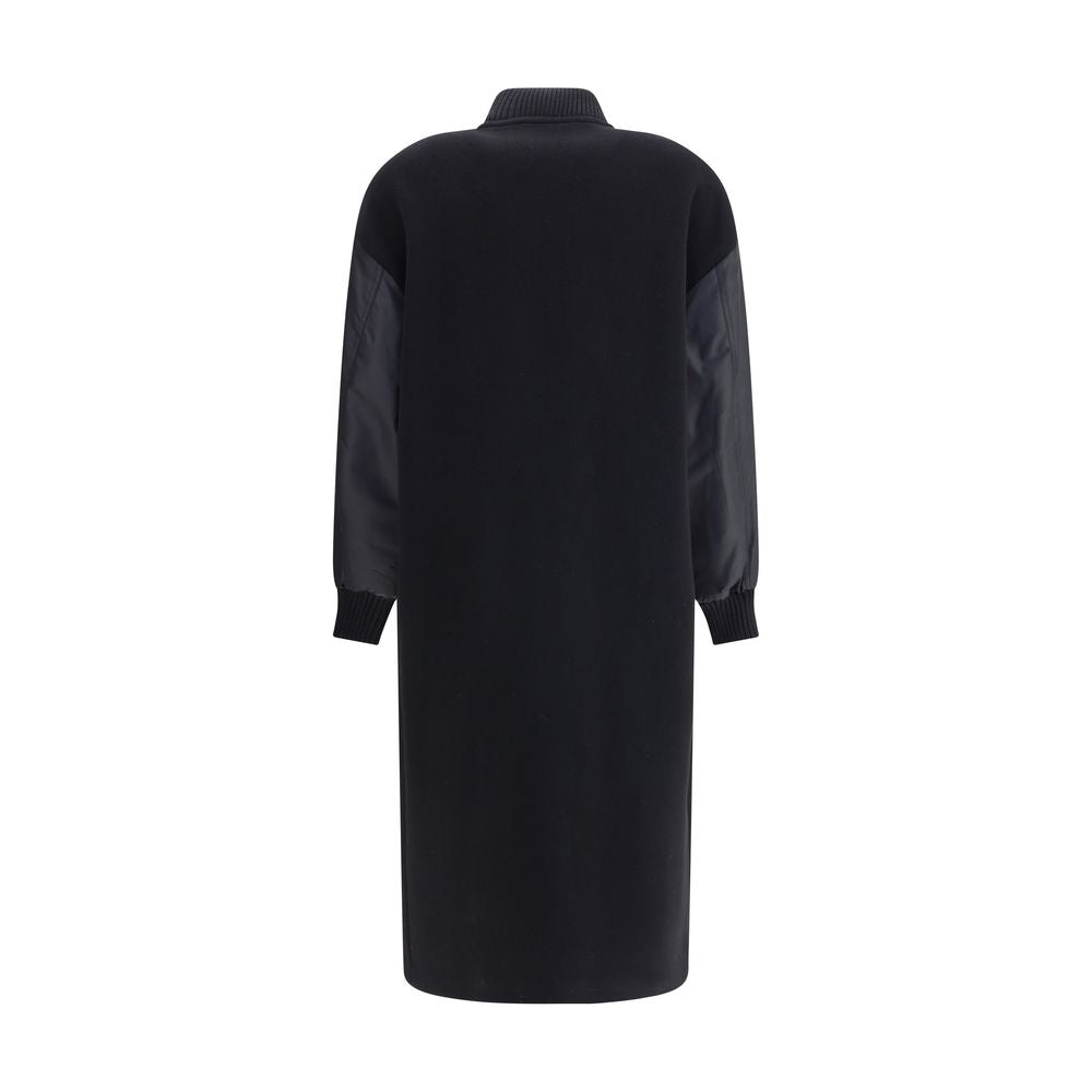 PINKO Black Wool Coat