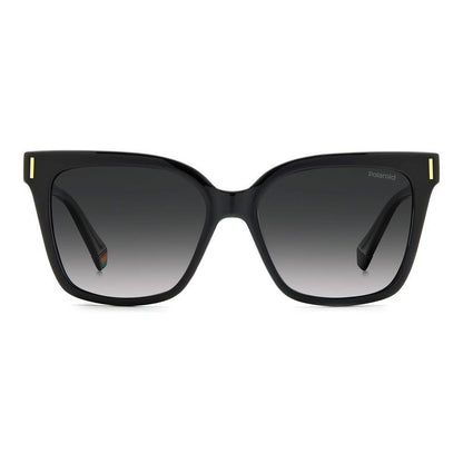 POLAROID MOD. PLD 6192_S ladies sunglasses made of polycarbonate, featuring stylish black frames for a fashionable look.